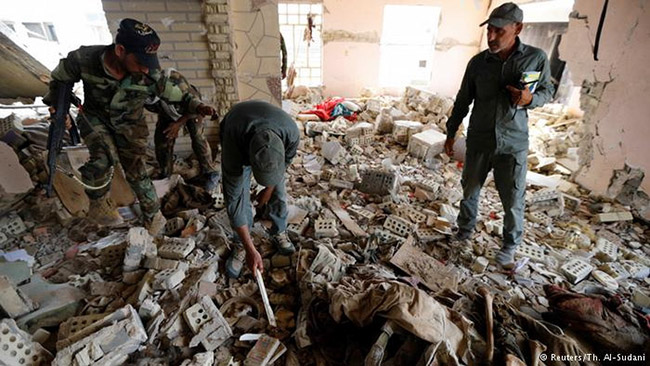  نیروهای عراقی یک گور دستجمعی را در فلوجه کشف کردند